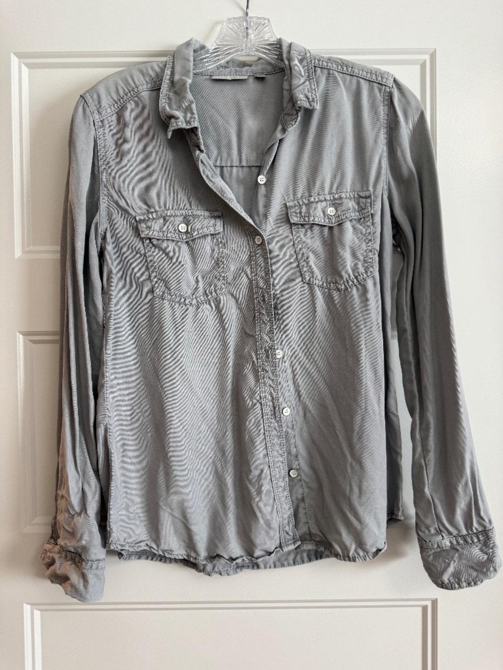 Halogen Gray Utility Button Down